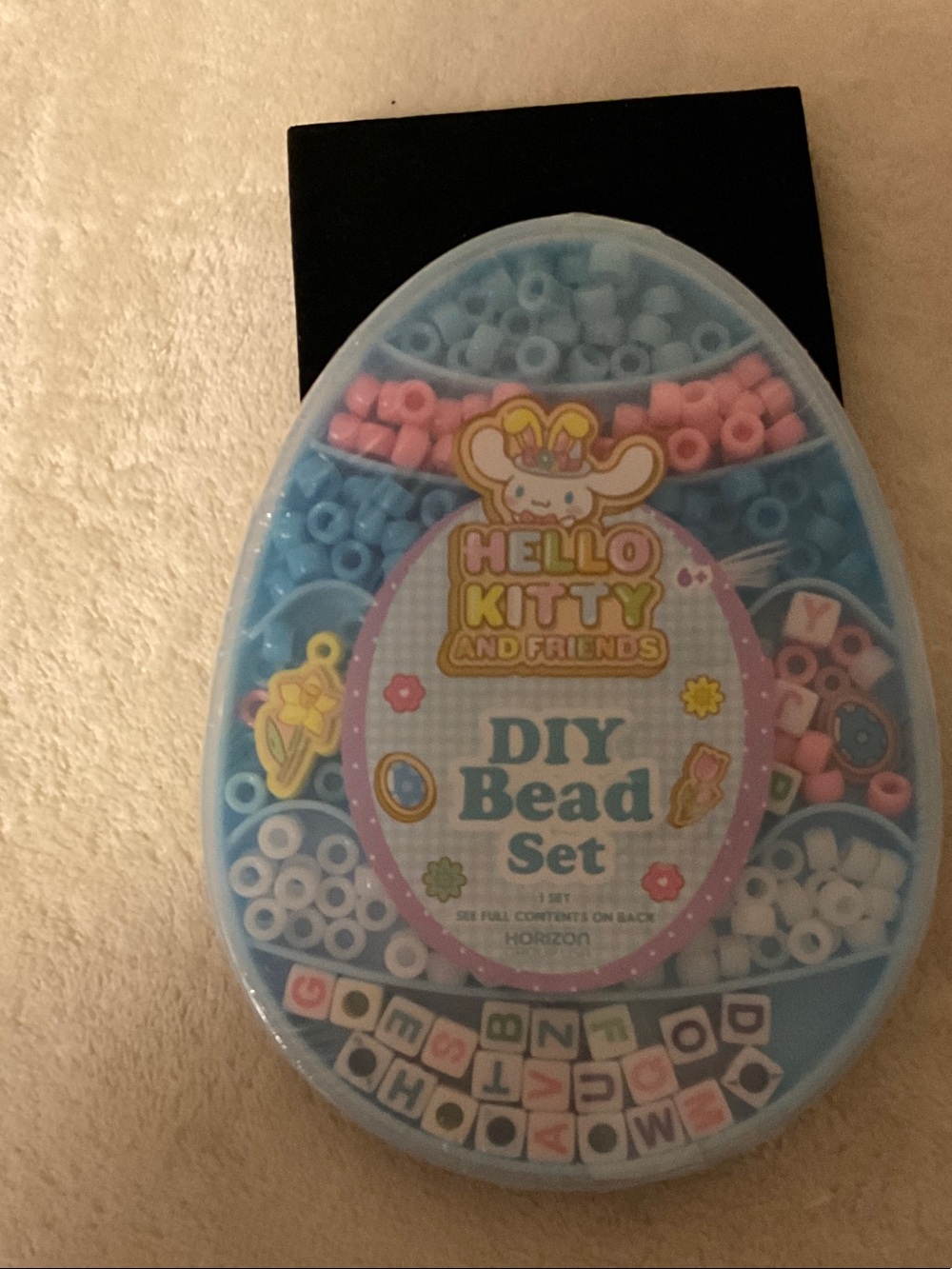 Hello Kitty DIY Bead Set - Blue, Pink & White Beads